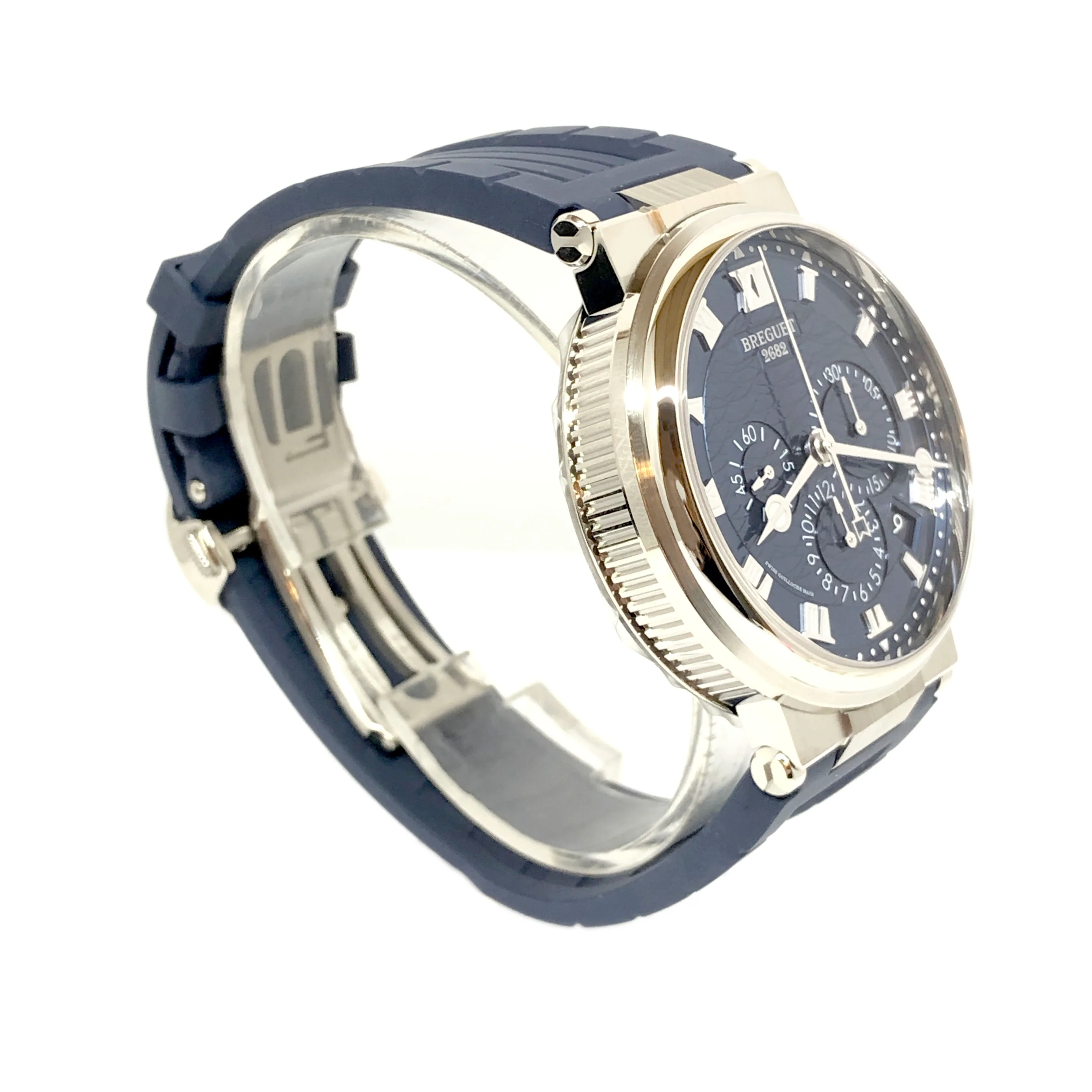 Breguet Marine 5527 Chronograph 18K White Gold Men's Watch - Image 3