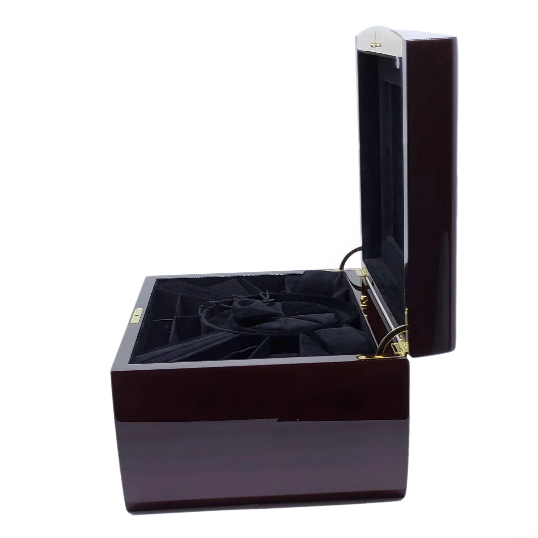 Buben & Zorweg Cosmopolitan Jewelry Collection Case in Cherry - Image 5
