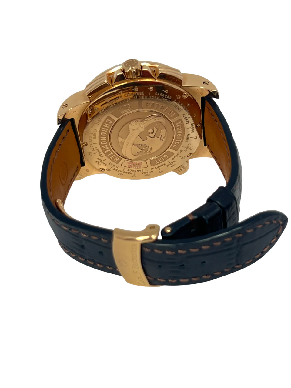 Carl F. Bucherer Patravi TravelTec GMT Chronograph 18K Rose Gold Men's Watch - Image 4