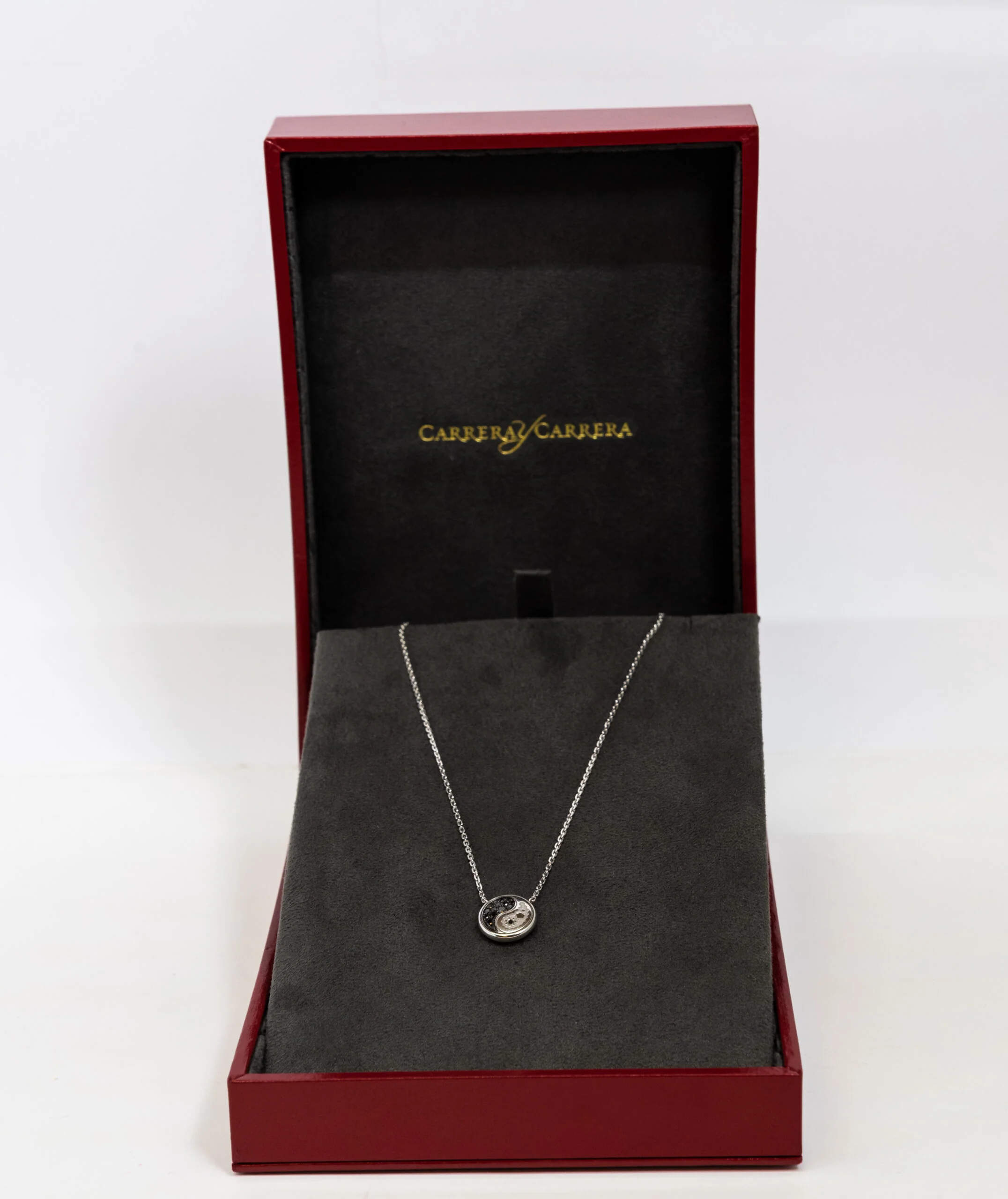 Carrera Y Carrera Aqua Reversible XS 18K White Gold & Diamonds Pendant - Image 4