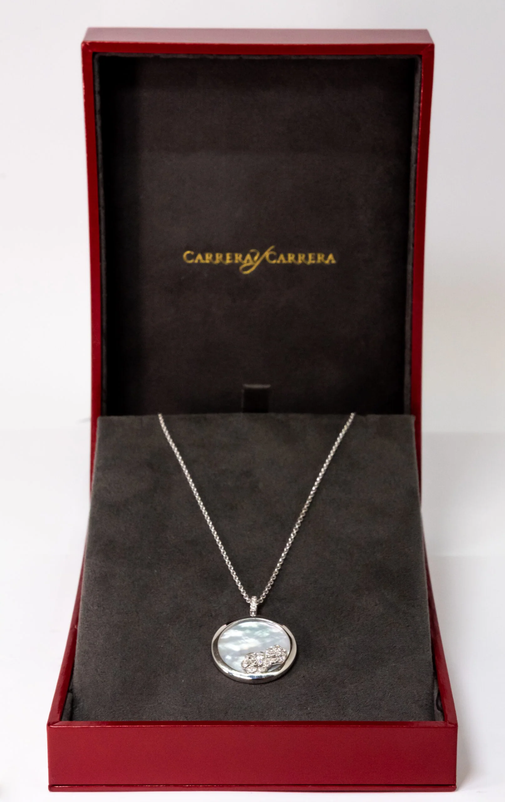 Carrera Y Carrera Baile Garden 18K White Gold & Diamonds Pendant - Image 6