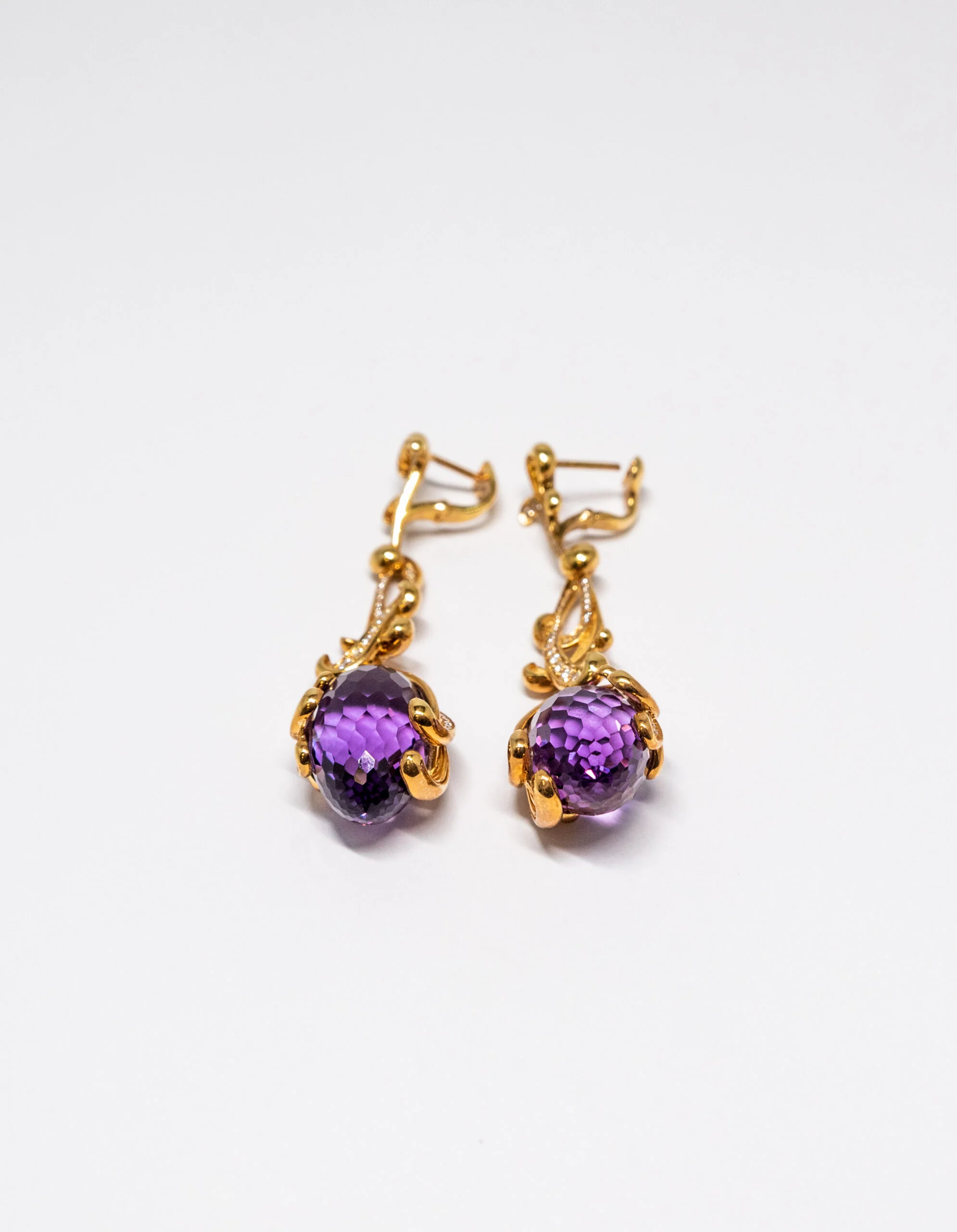 Carrera Y Carrera Origen 18K Yellow Gold and Diamonds Earring