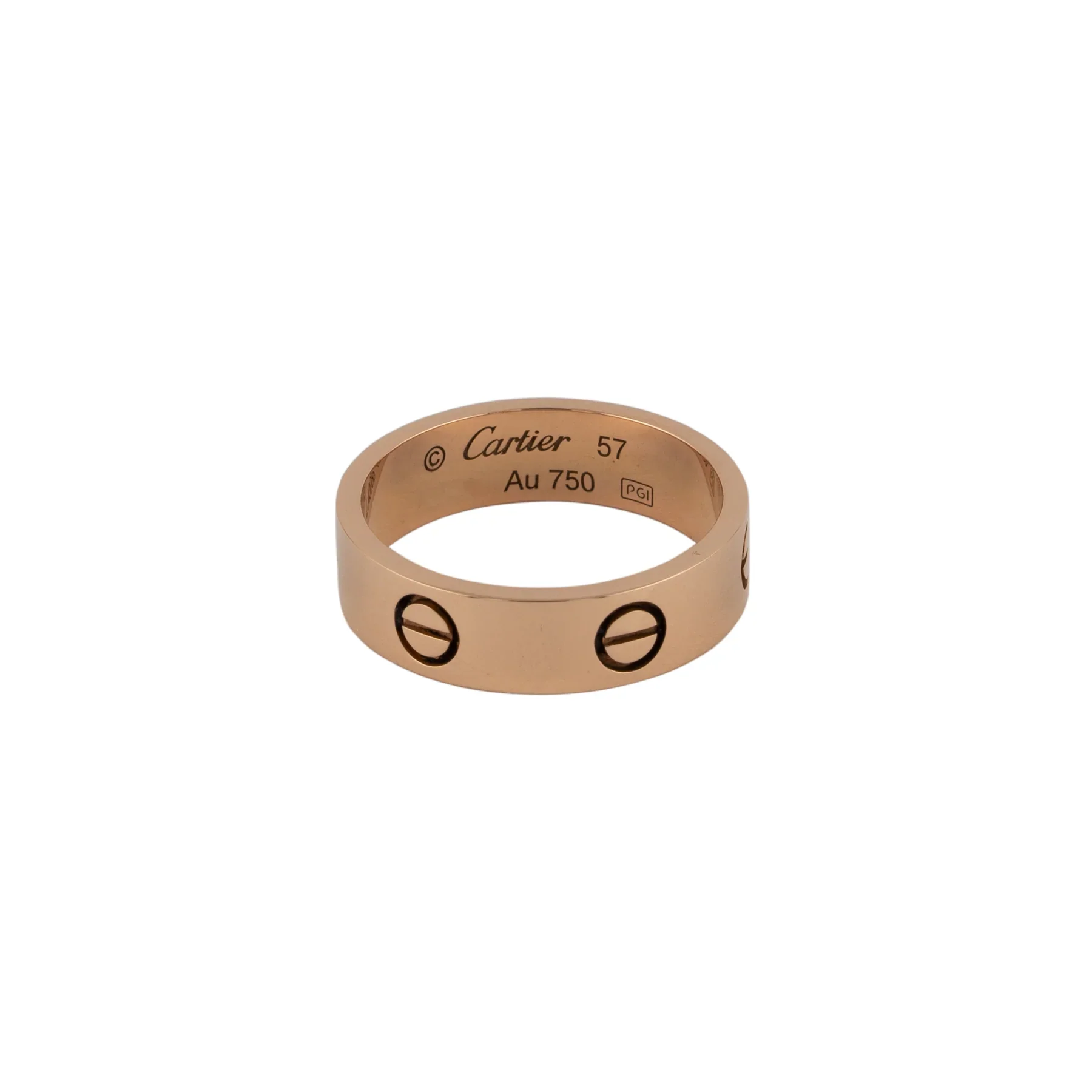 Cartier 18K Rose Gold Love Lady's Ring - Image 2