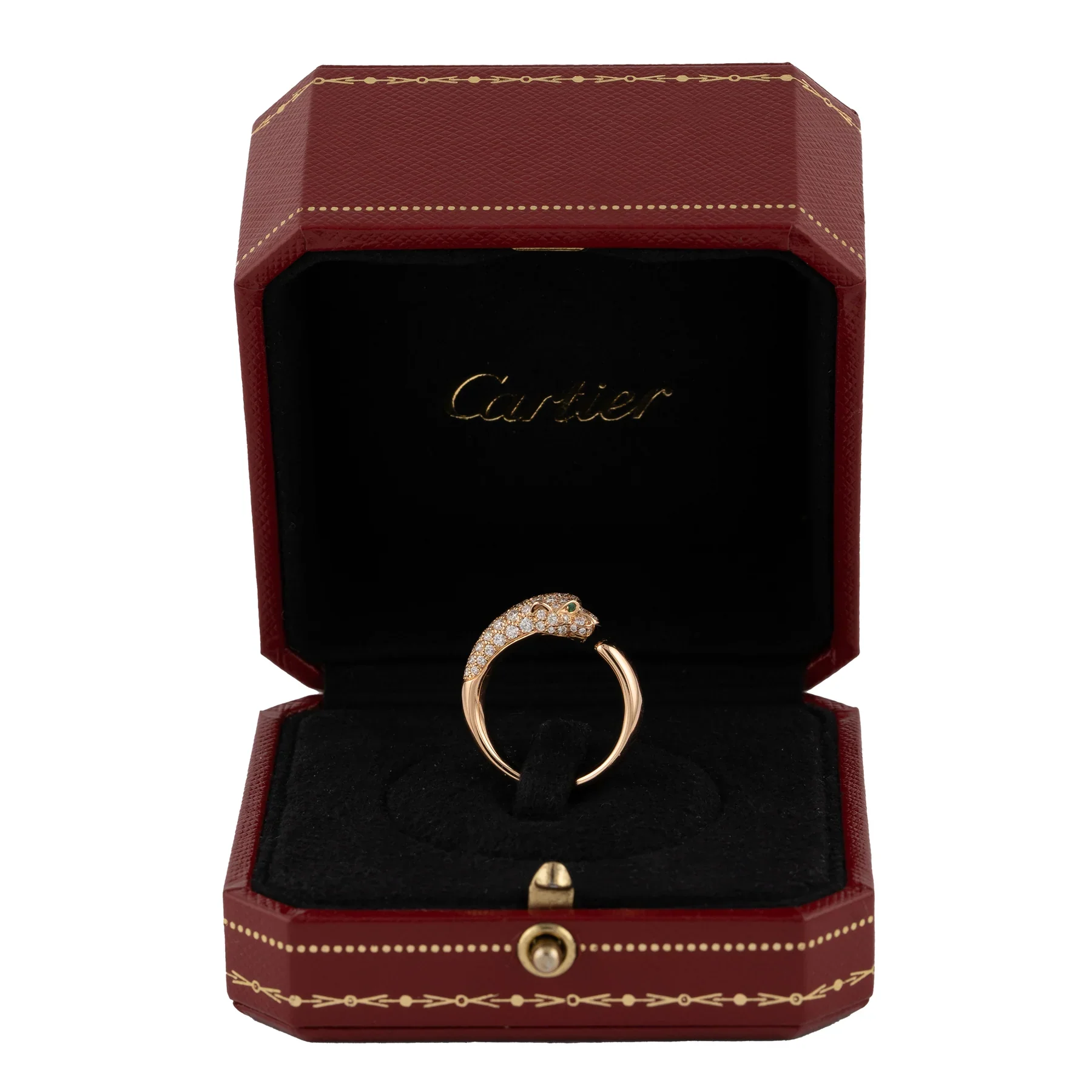 Cartier 18K Rose Gold Panthère de Cartier Lady's Ring - Image 3