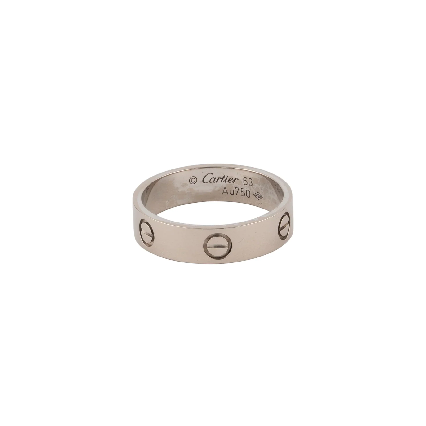 Cartier 18K White Gold Love Lady's Ring - Image 2