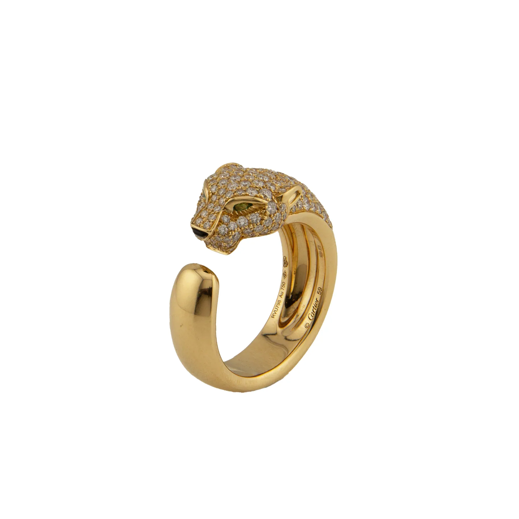 Cartier 18K Yellow Gold Panthère de Cartier Lady's Ring