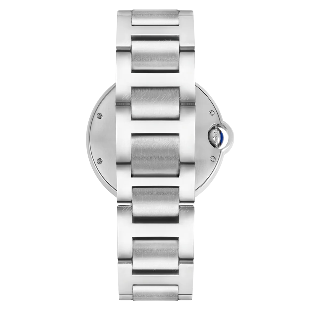 Cartier Ballon Bleu 33 mm Stainless steel & Diamonds Lady's Watch - Image 4