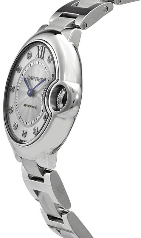 Cartier Ballon Bleu 33 mm Stainless steel & Diamonds Lady's Watch - Image 5