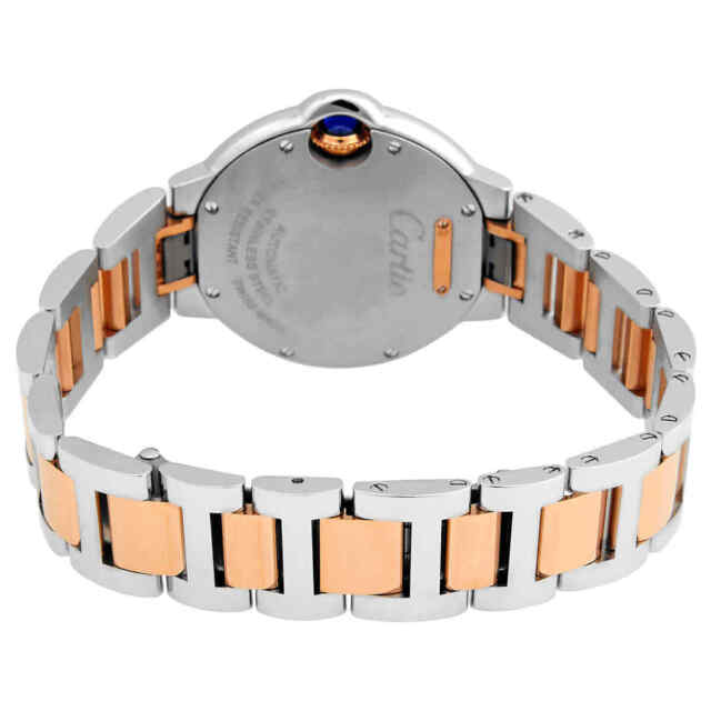 Cartier Ballon Bleu 33 mm Stainless steel & Rose Gold & Diamonds Lady's Watch - Image 2