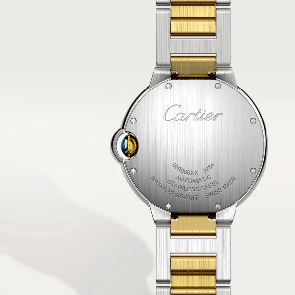 Cartier Ballon Bleu 33 mm Stainless steel & Rose gold Lady's Watch - Image 2