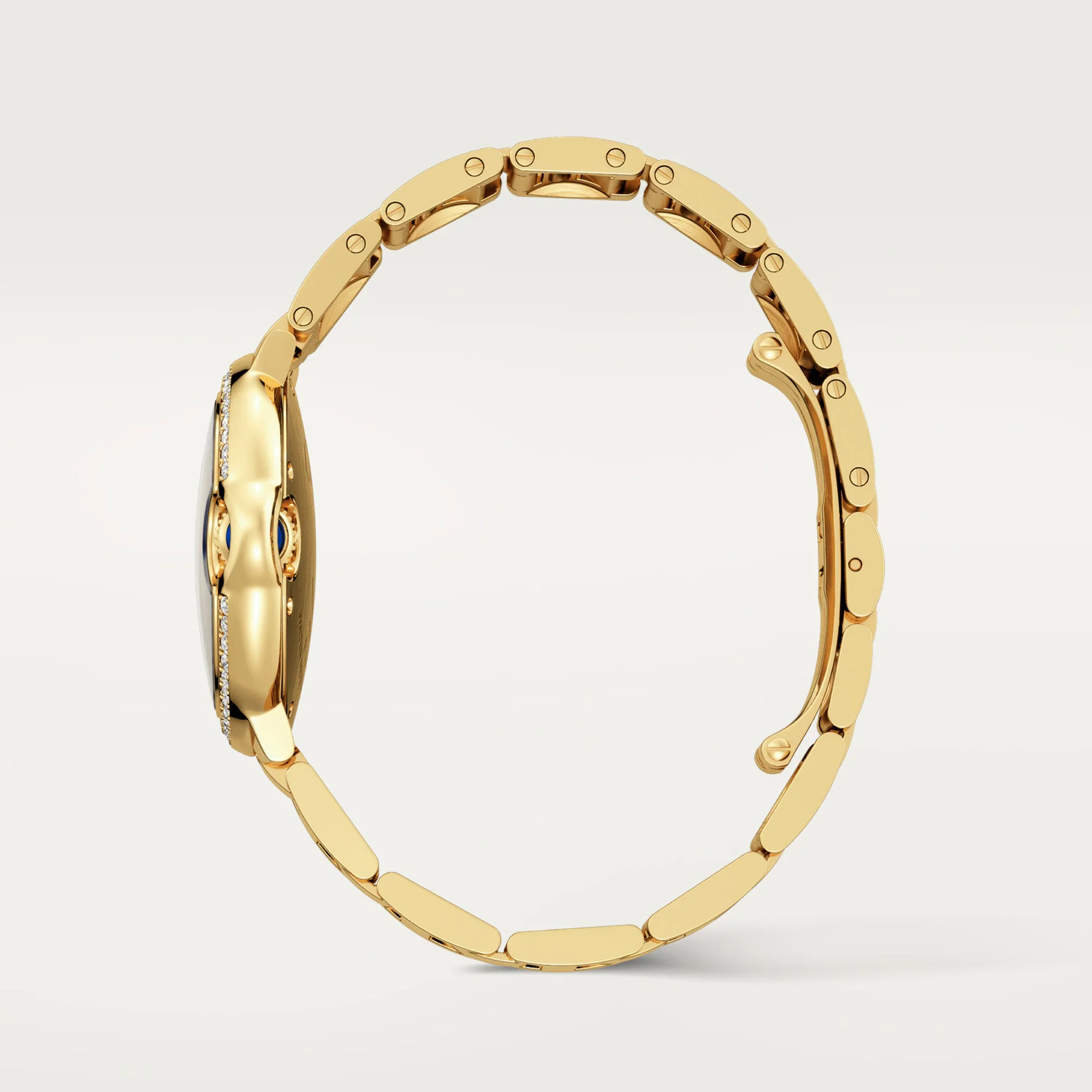 Cartier Ballon Bleu 36mm Yellow Gold & Diamond Lady's Watch - Image 5