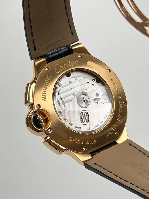 Cartier Ballon Bleu Chronograph 44 mm Yellow Gold Men's Watch - Image 10