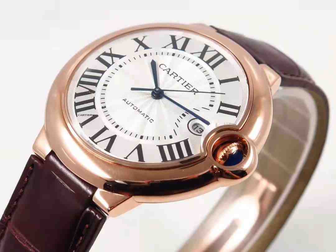 Cartier Ballon Bleu 42mm Rose Gold Men's Watch - Image 3