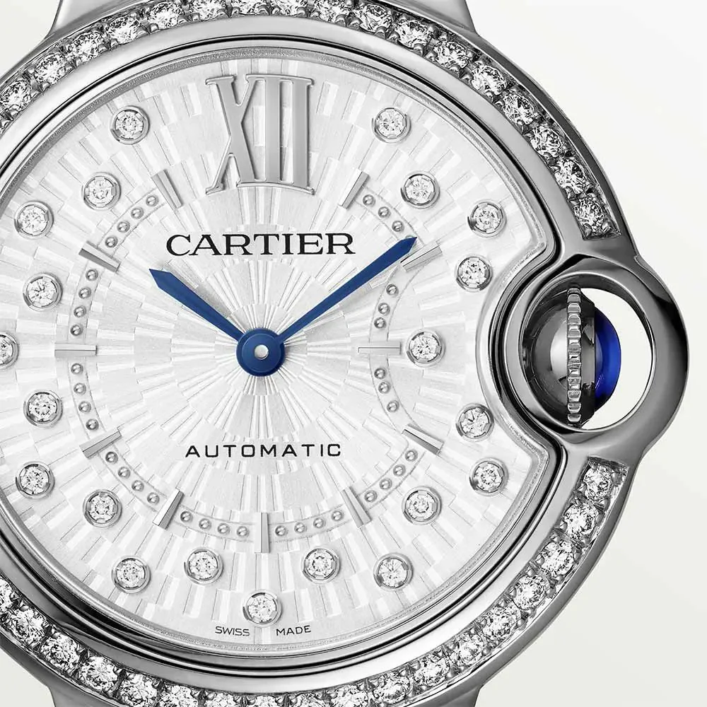 Cartier Ballon Bleu De Cartier Stainless steel & Diamonds Lady's Watch - Image 2