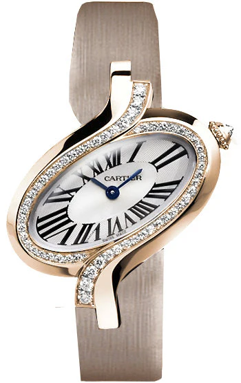 Cartier Delices Quartz Small 18K Rose Gold & Diamonds Lady's Watch