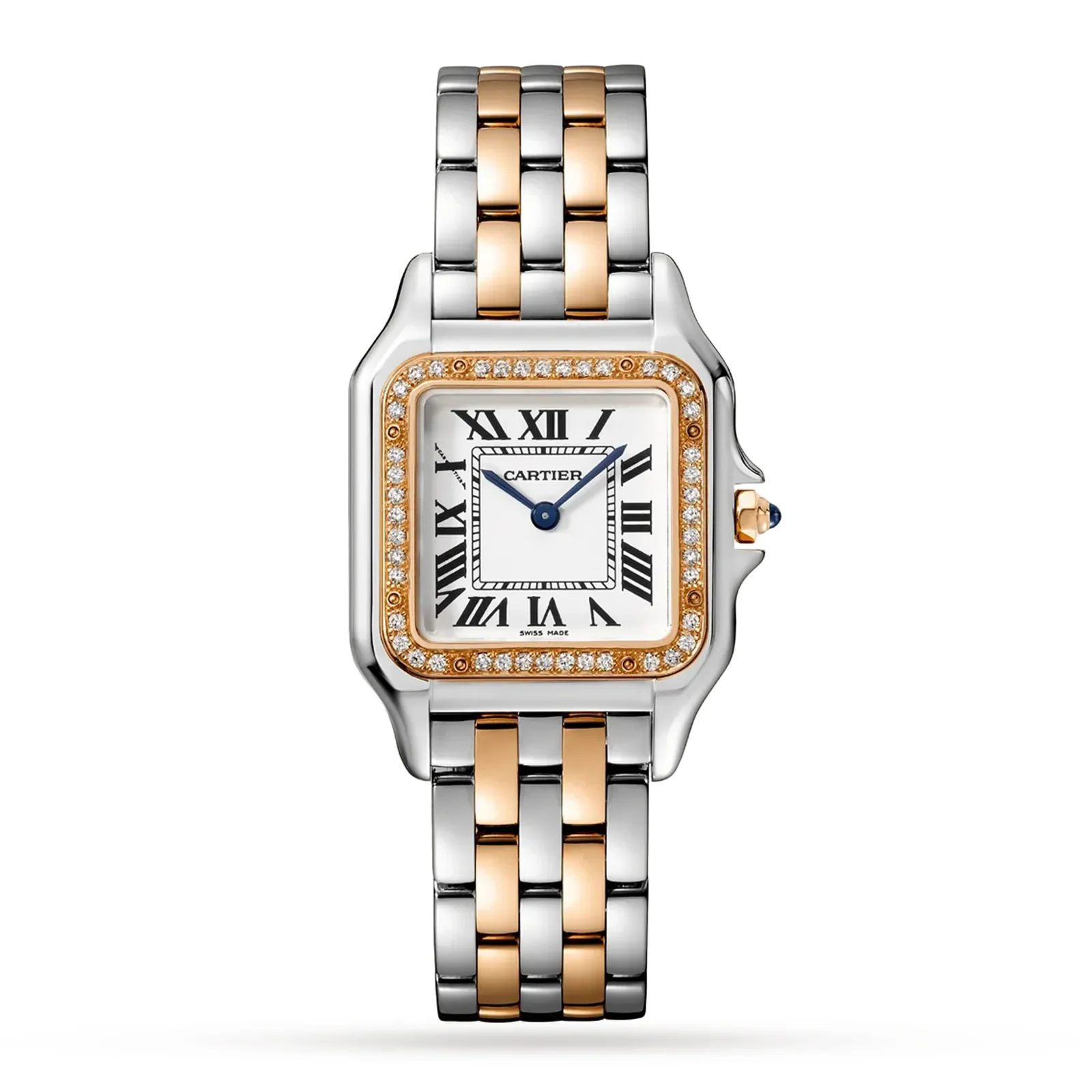 Cartier Panthère de Cartier Stainless Steel & 18K Rose Gold & Diamonds Lady's Watch