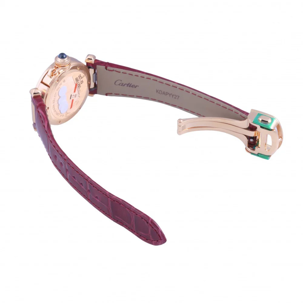 Cartier Pasha 30 mm Rose Gold & Diamonds Lady's Watch - Image 5