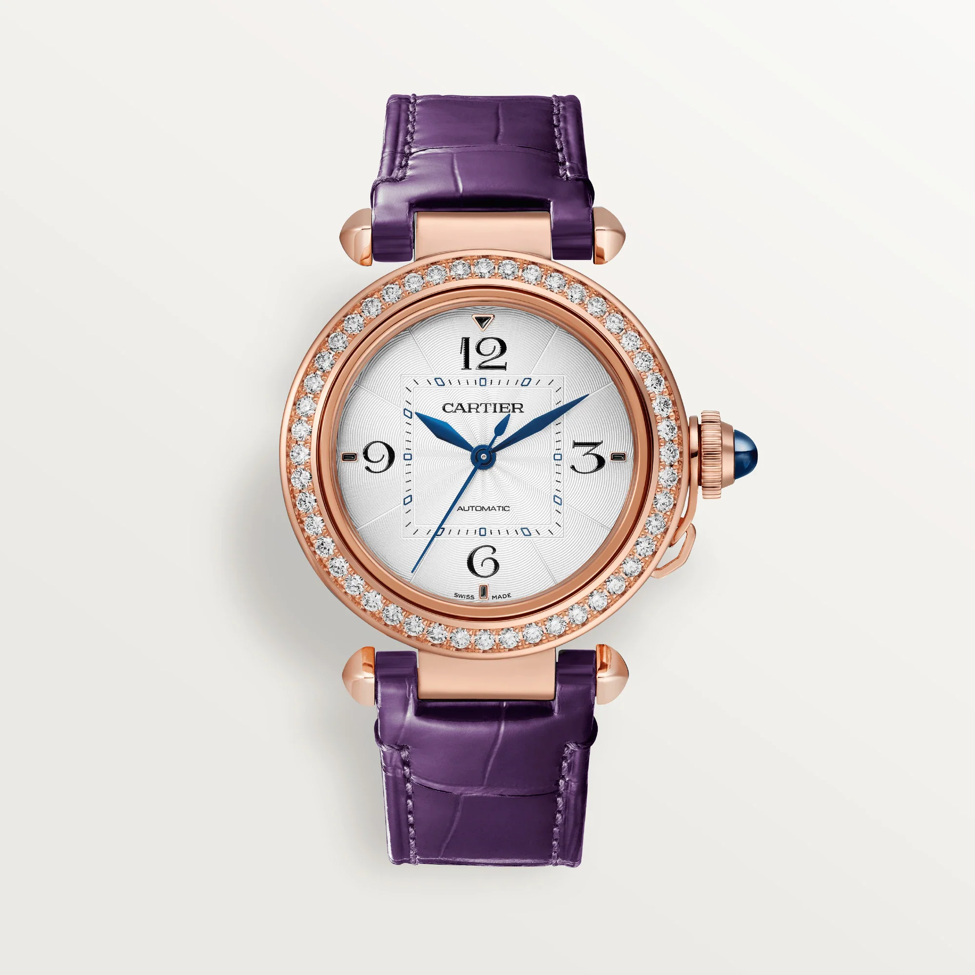 Cartier Pasha 35 mm Rose Gold & Diamonds Lady's Watch - Image 2