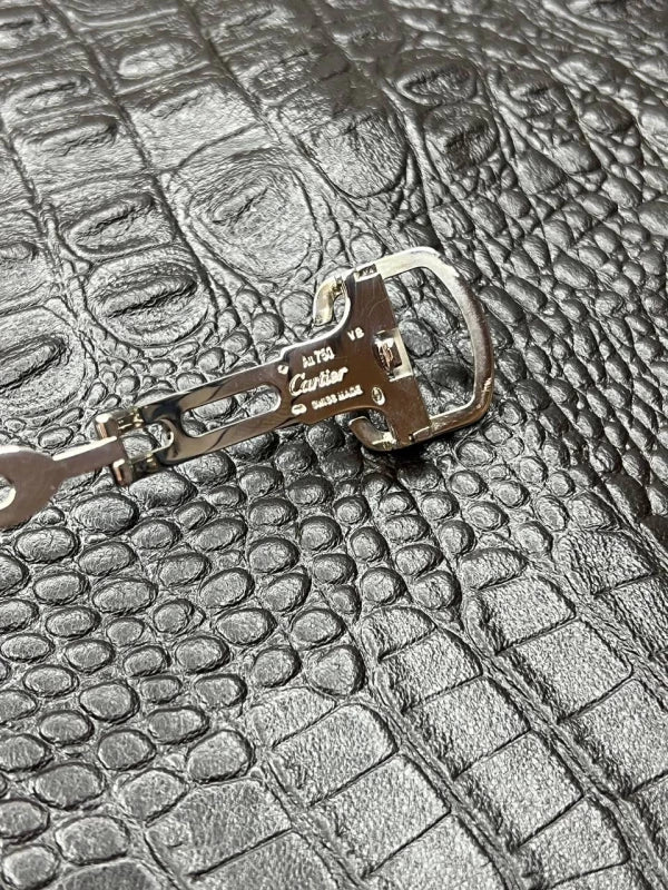 Cartier Pasha Flying Tourbillon Skeleton Chronograph 18K White Men's Watch - Image 7