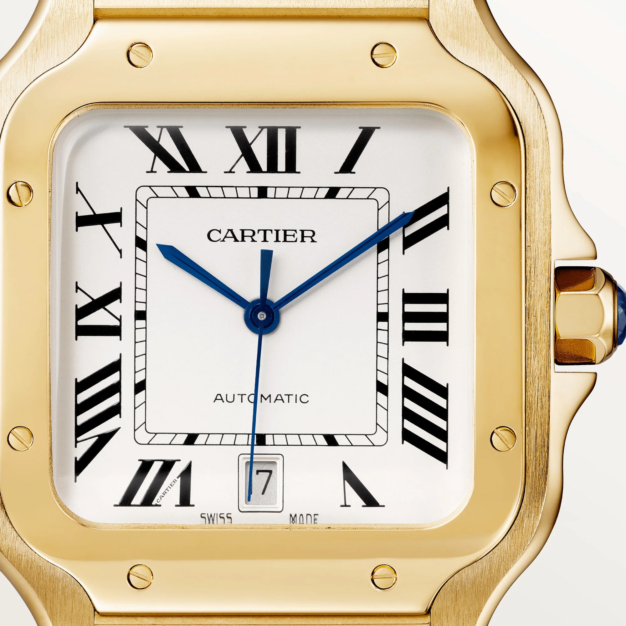 Cartier Santos 18K Yellow Gold Men's Watch - Image 2