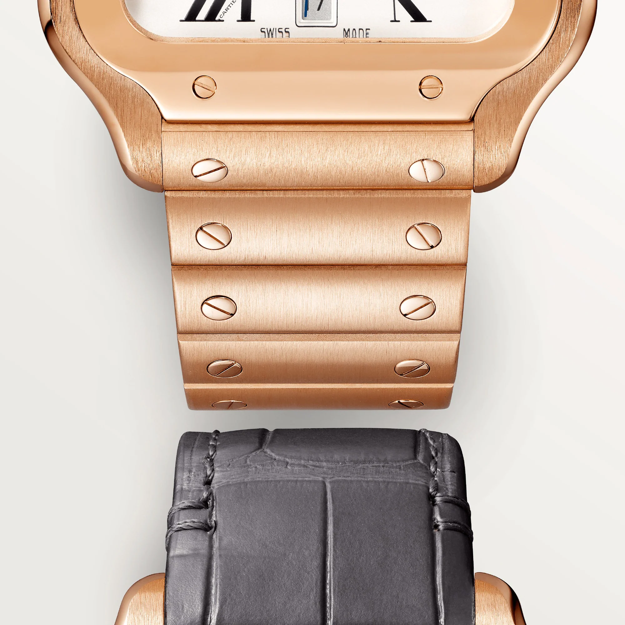 Cartier Santos Rose Gold Men's Watch - Image 2