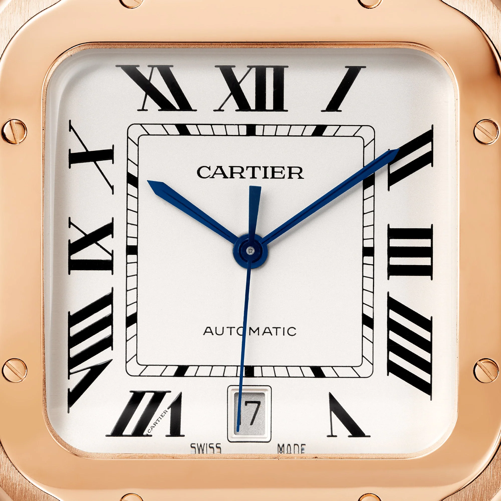 Cartier Santos Rose Gold Men's Watch - Image 3