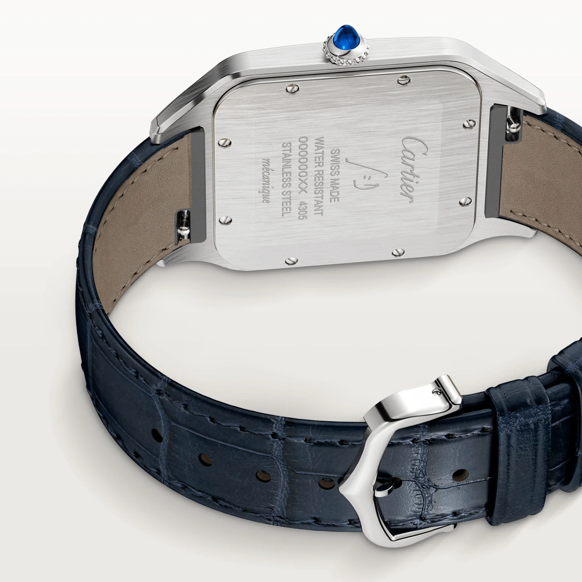 Cartier Santos Stainless Steel Men's Watch - Image 6