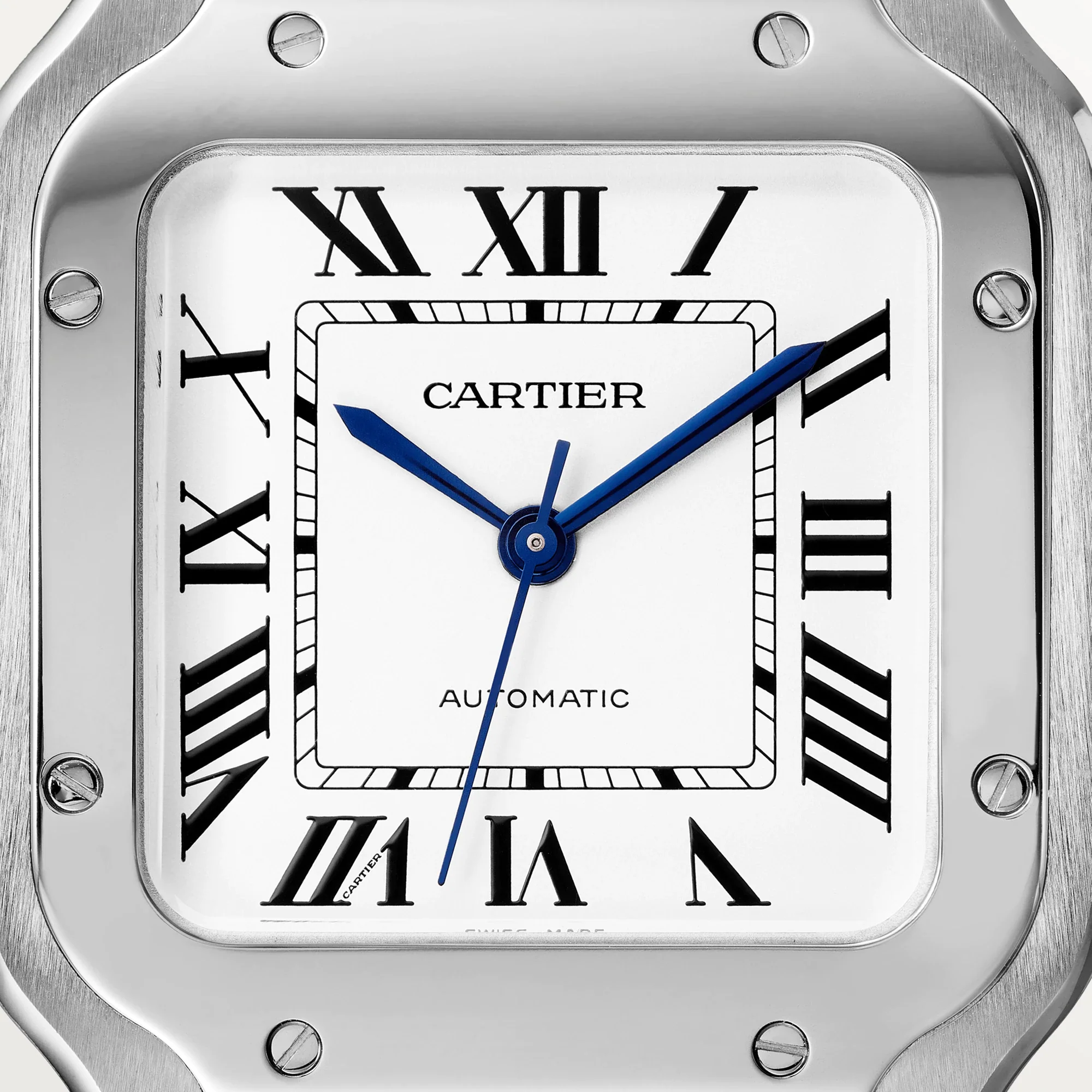 Cartier Santos Stainless Steel Men's Watch - Image 2