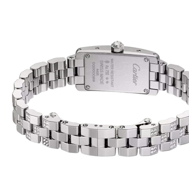 Cartier Tank Américaine 18K White Gold & Diamonds Lady's Watch - Image 2