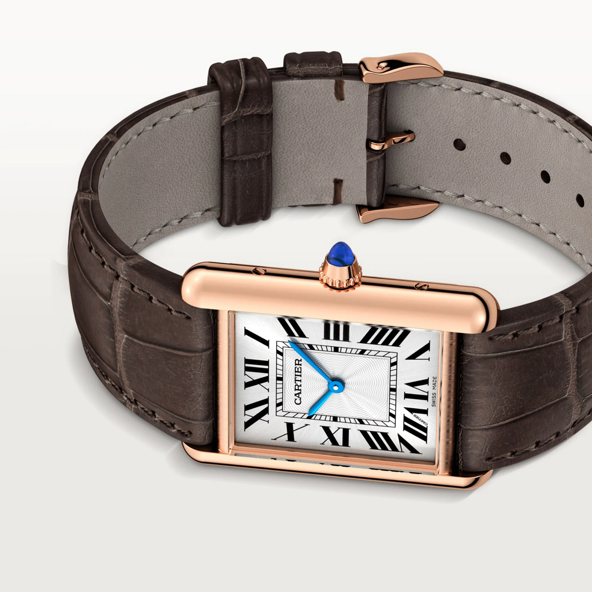 Cartier Tank Louis 18K Rose Gold Watch - Image 3
