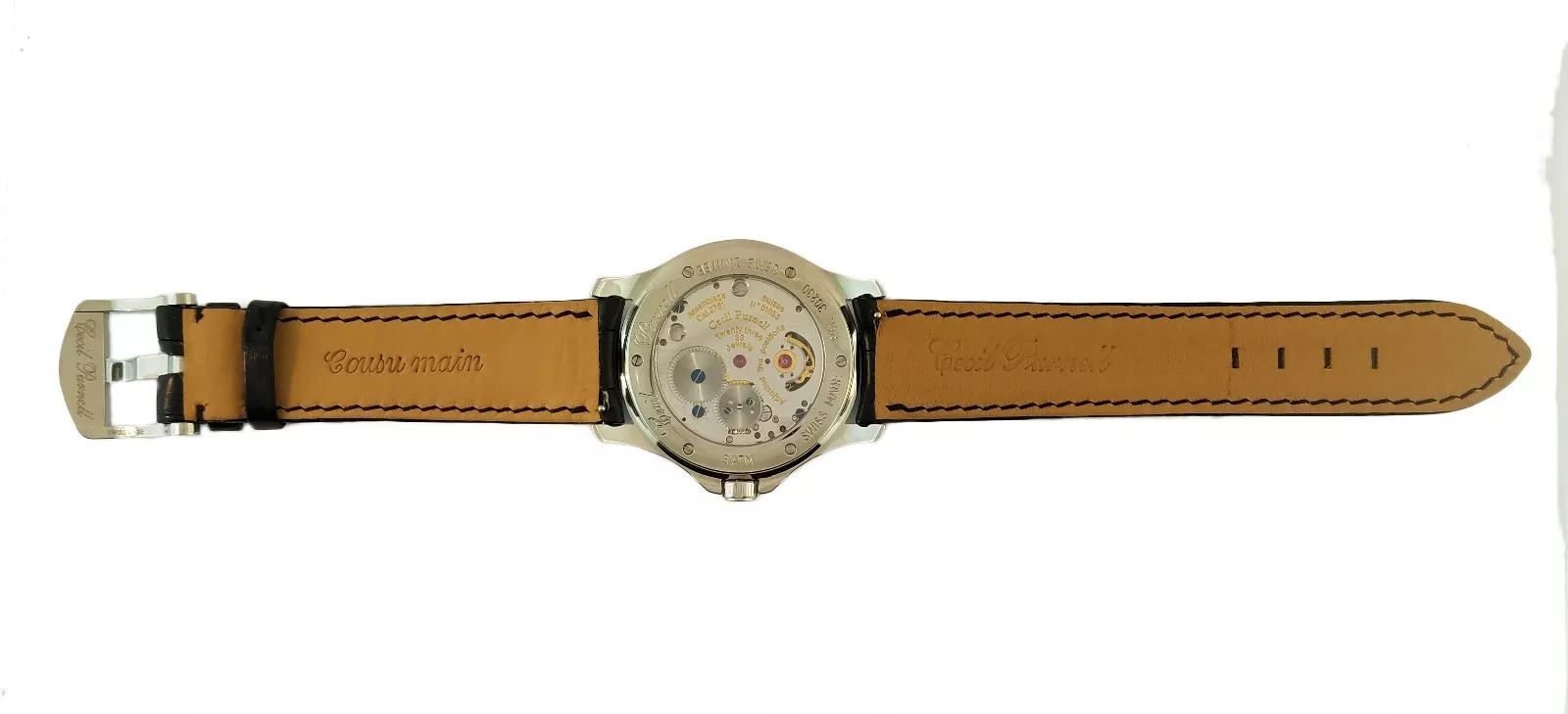Cecil Purnell Tourbillon Stainless Steel Watch Limited Edition - Image 11