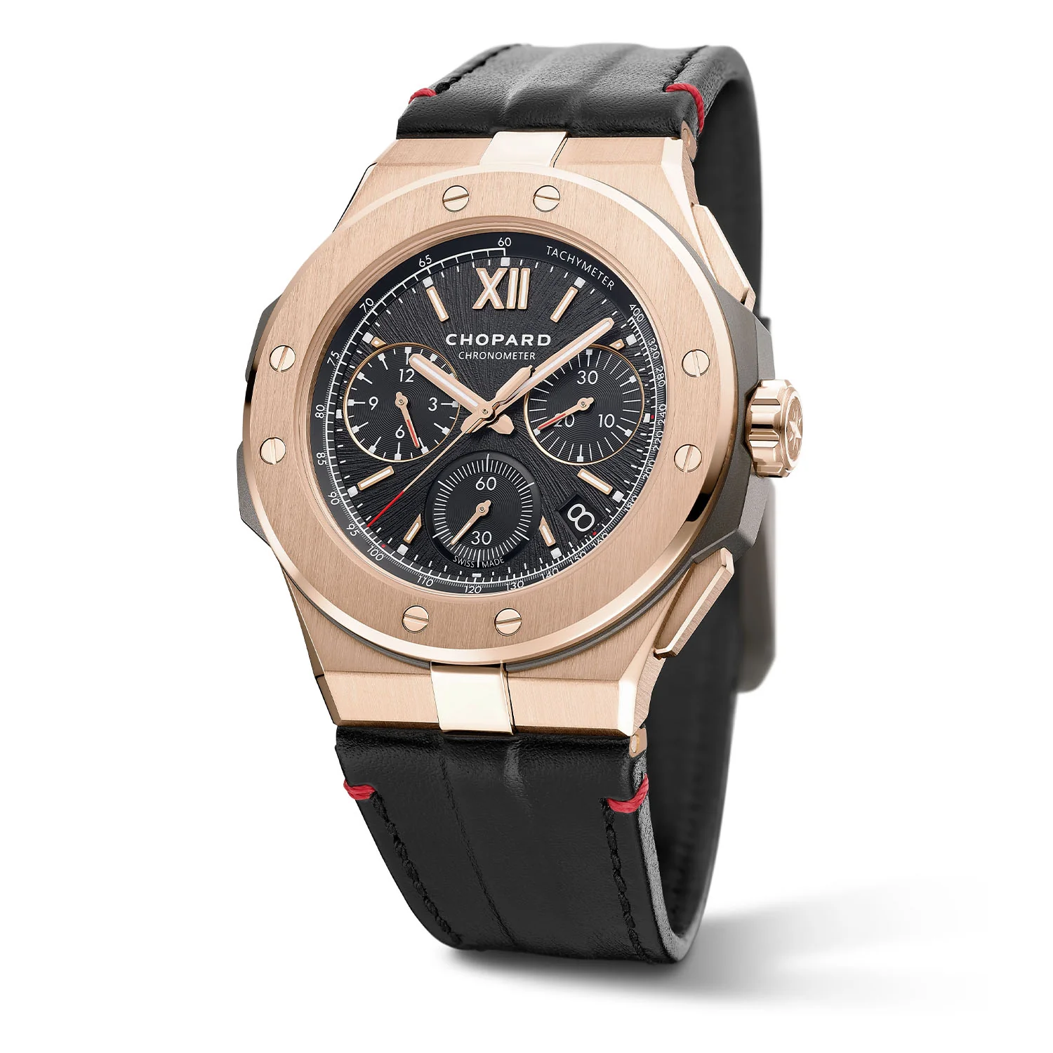 Chopard Alpine Eagle XL Chrono Rose Gold & Ceramized Titanium Men`s Watch - Image 5