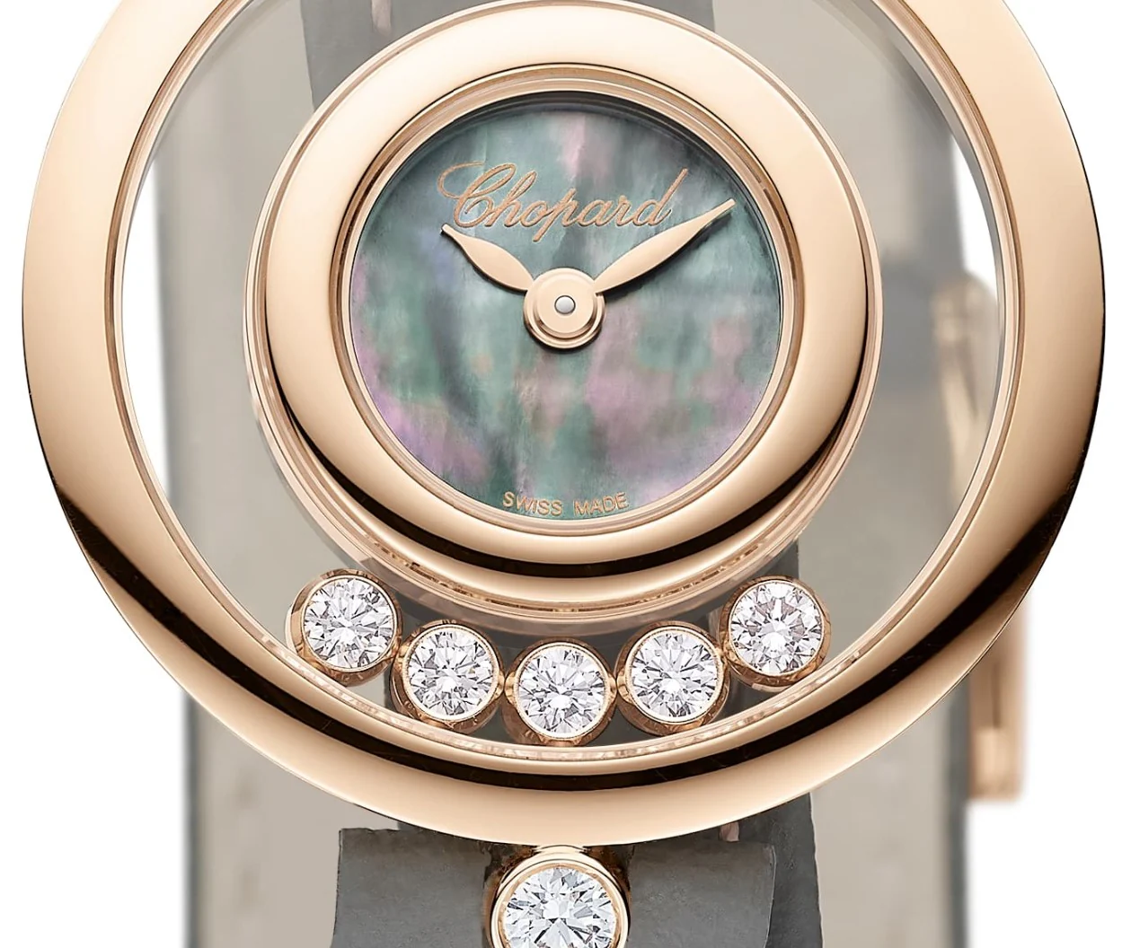 Chopard Happy Diamonds Icons 18K Rose Gold & Diamonds Ladies Watch - Image 2