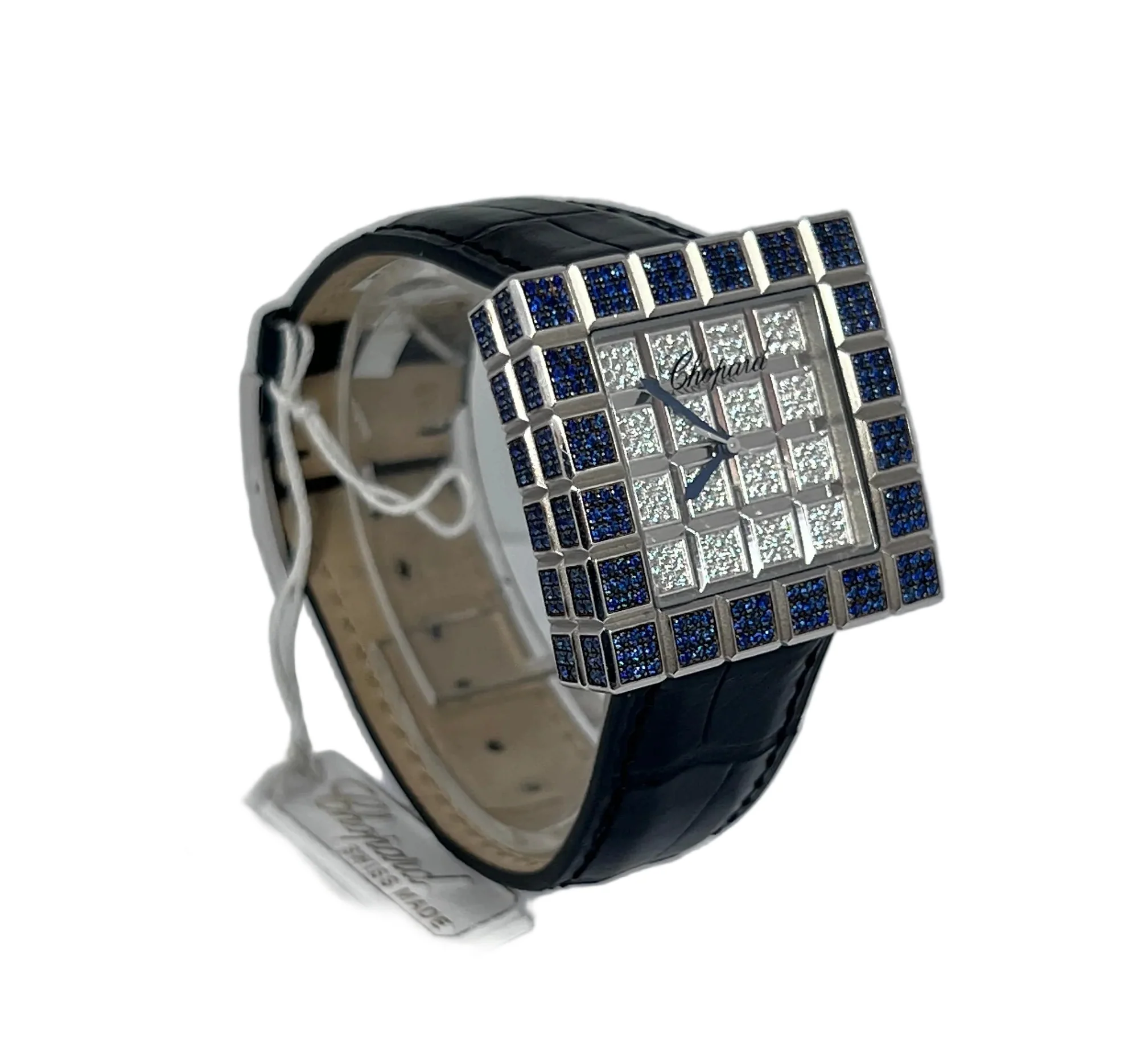 Chopard - Happy Diamonds Sapphire and Diamonds Ladies Watch - Image 3
