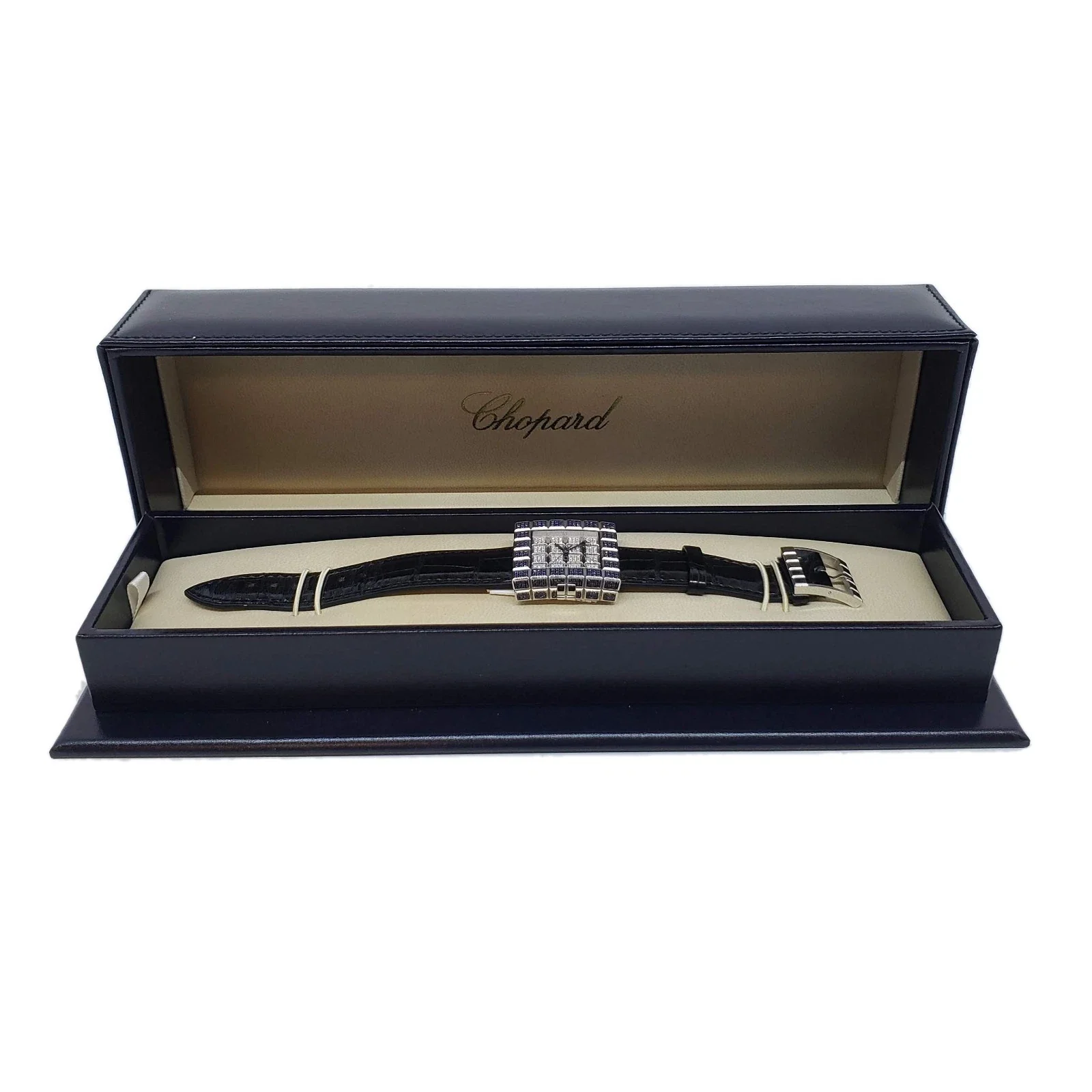 Chopard - Happy Diamonds Sapphire and Diamonds Ladies Watch - Image 6