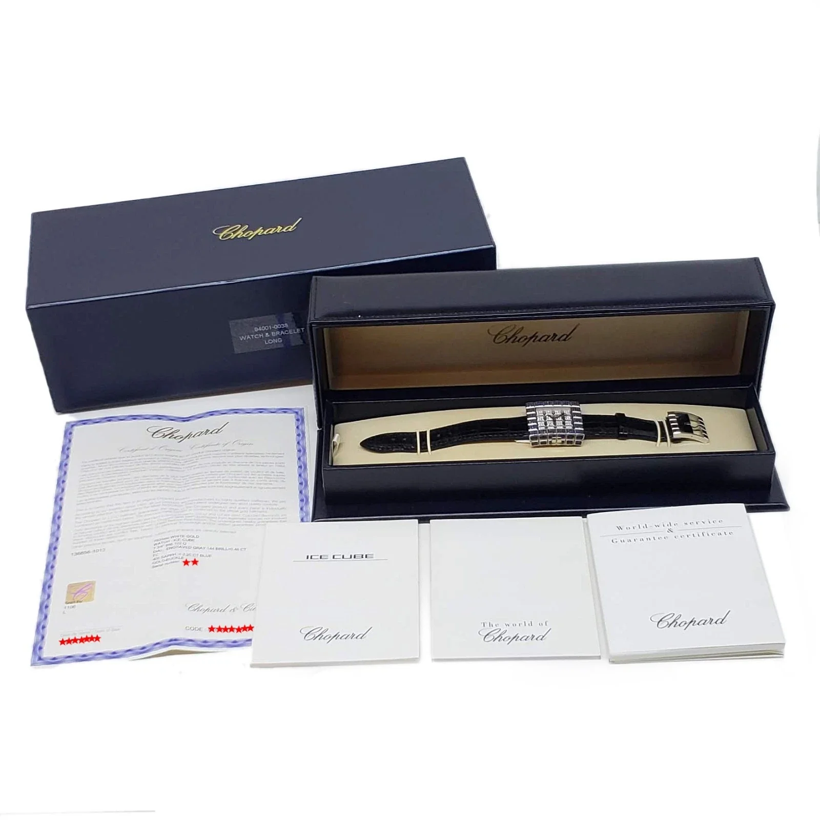 Chopard - Happy Diamonds Sapphire and Diamonds Ladies Watch - Image 7