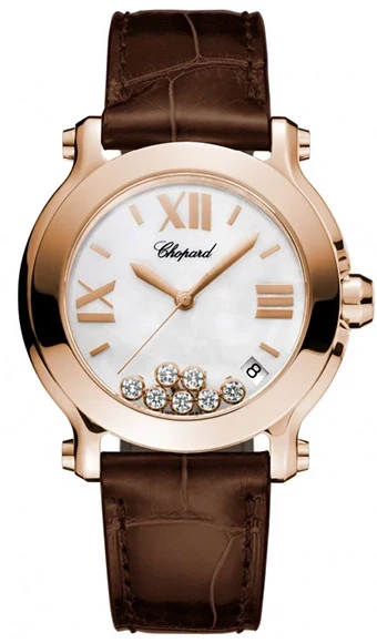 Chopard Happy Sport 18K Rose Gold & Diamonds Lady's Watch