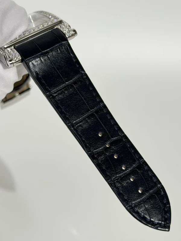 Chopard Happy Sport Square XL 18K White Gold & Diamonds Lady's Watch - Image 5