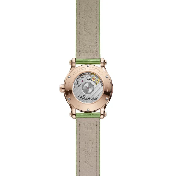 Chopard Happy Sport 18K Rose Gold & Diamonds Lady's Watch - Image 2