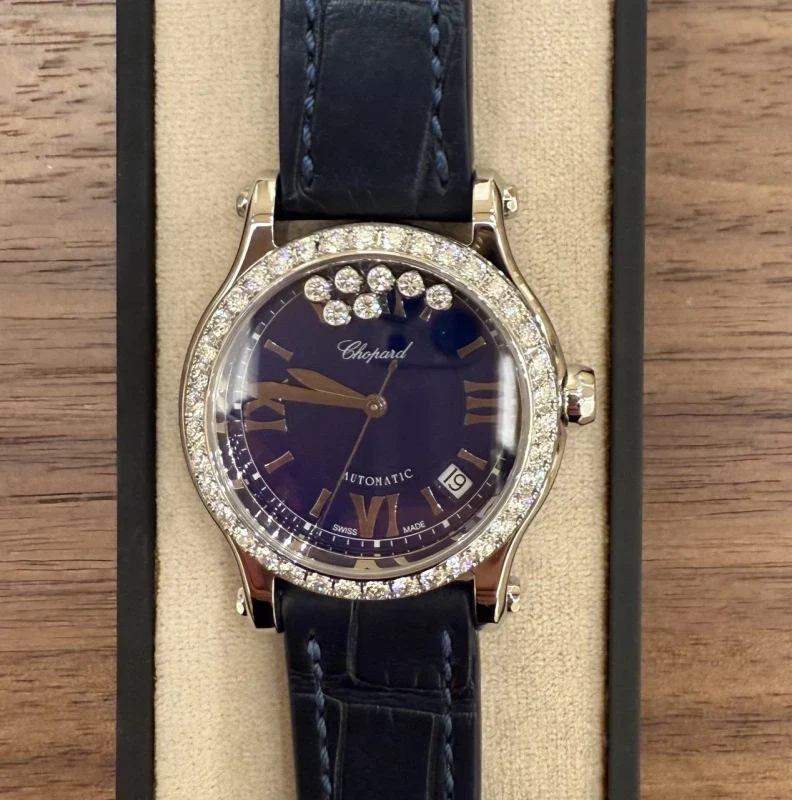 Chopard Happy Sport Stainess Steel & Diamonds Lady's Watch - Image 2