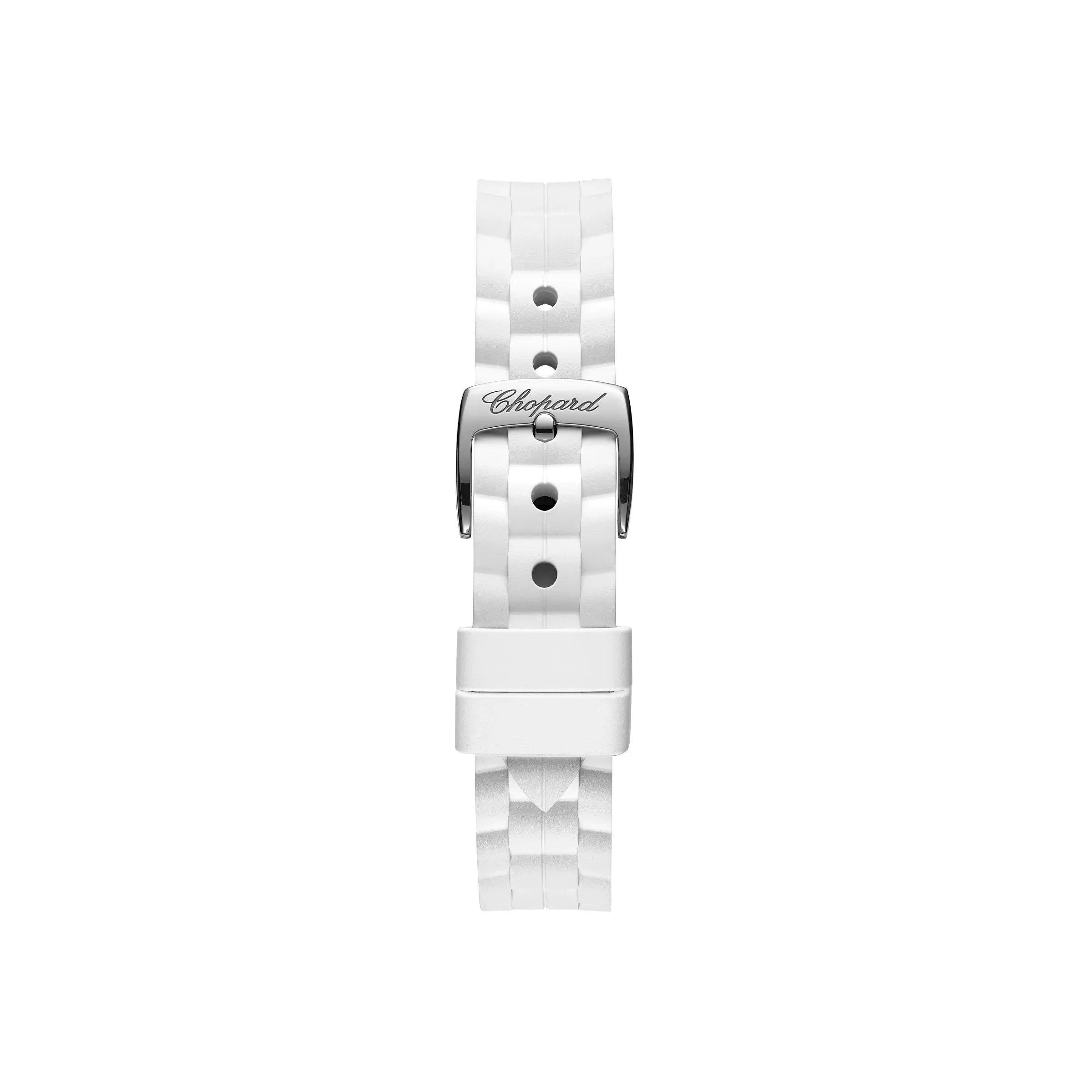 Chopard Happy Sport Stainless Steel and Ethical Rose Gold & Diamonds Ladies Watch - Image 5