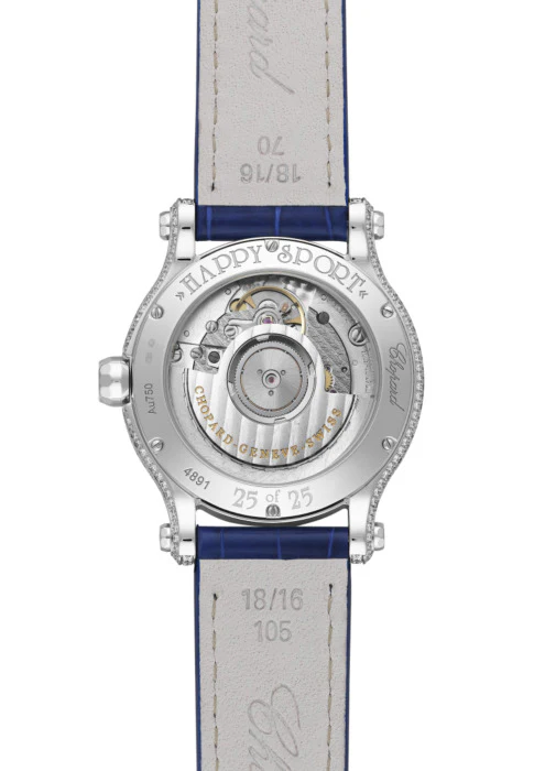 Chopard Happy Sport Joaillerie 18K White Gold & Diamonds Lady's Watch - Image 2