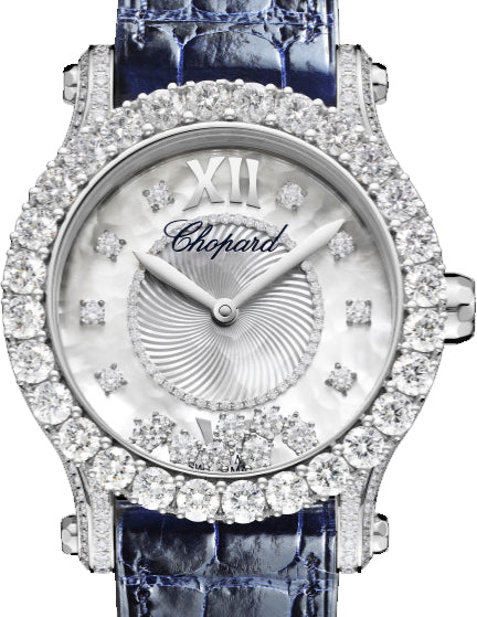 Chopard Happy Sport Joaillerie Ethical 18K White Gold & Diamonds Ladies Watch - Image 2