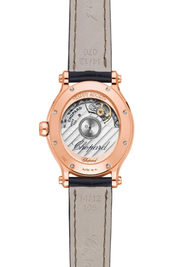 Chopard Happy Sport Oval Ethical Rose Gold  & Diamonds Ladies Watch - Image 3