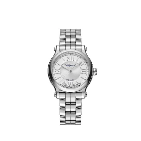 Chopard Happy Sport Stainlees steel & Diamonds Ladies Watch
