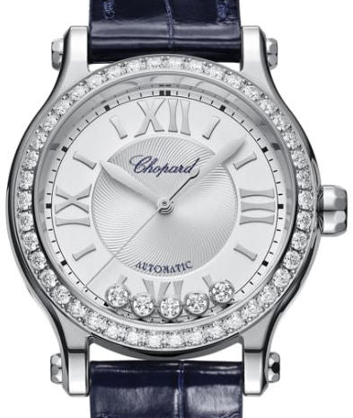Chopard Happy Sport Stainlees steel & Diamonds Ladies Watch - Image 2