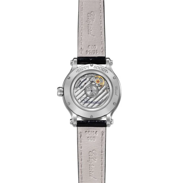 Chopard Happy Sport Stainlees steel & Diamonds Ladies Watch - Image 3