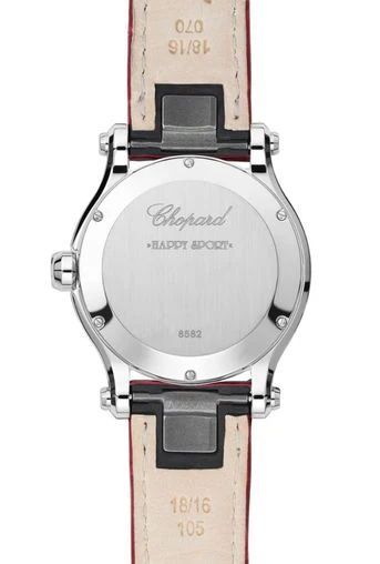 Chopard Happy Sport Stainlees steel & Diamonds Ladies Watch - Image 2