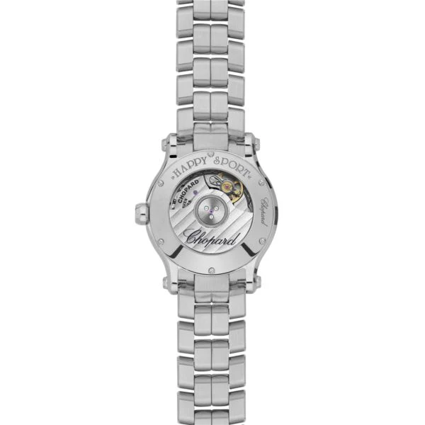 Chopard Happy Sport Stainlees steel & Diamonds Ladies Watch - Image 2