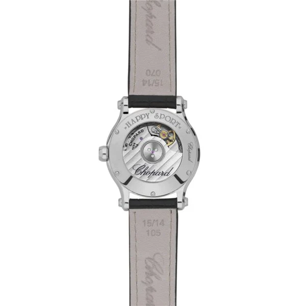 Chopard Happy Sport Stainlees steel & Diamonds Ladies Watch - Image 2